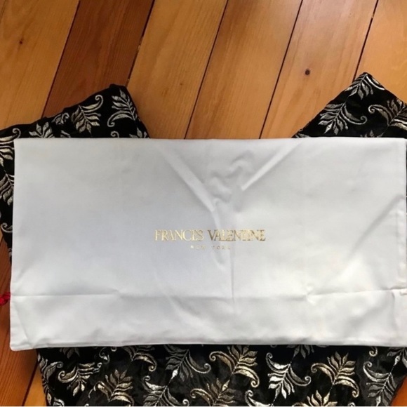 Frances Valentine Petrie Pants Velvet Embroidered Metallic NWT Size 10 - Picture 8 of 8